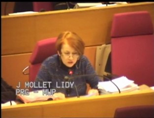 Budget 2013 - Enseignement Secondaire - Intervention de Josy Mollet-Lidy (PRG - MUP)