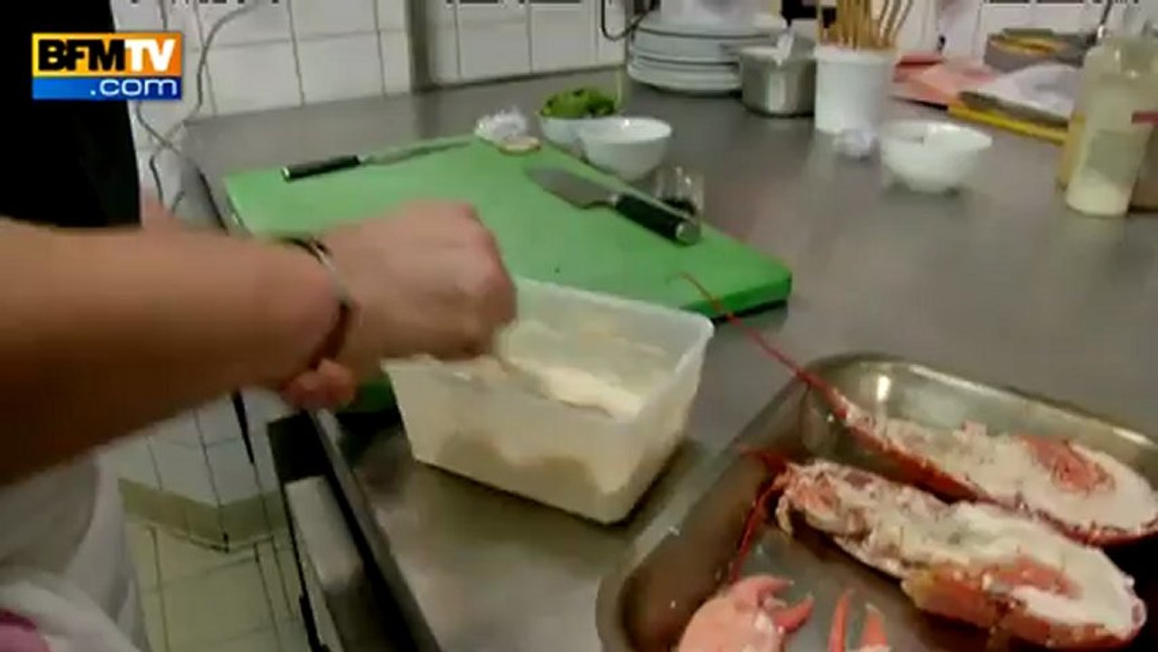 Plats de fête : Homard soufflé sauce corail