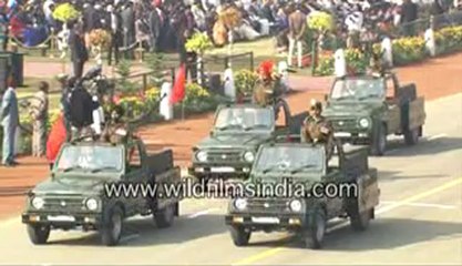 Helicopters at Republic day salute
