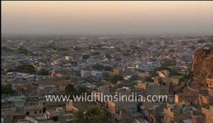 Sun City in India, seen from Mehrangarh Fort
