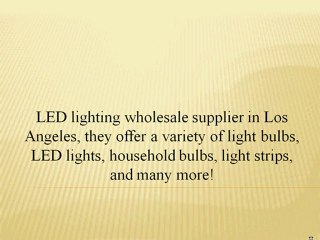 Locate the best LED Light Bulbs In Los Angeles