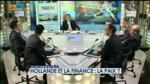 Hollande et la finance : la paix ? - le 19 décembre - BFM : Les décodeurs de l'éco 2/5
