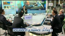 Hollande et la finance : la paix ? - le 19 décembre - BFM : Les décodeurs de l'éco 4/5