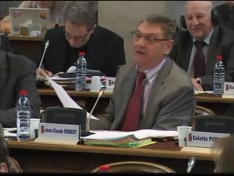 Jean-Claude ROBERT. Réponse au voeu de la majorité sur le financement de la dépendance. Session de décembre 2012.