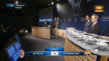 Sorteo Octavos de final de la champions league 2012-2013