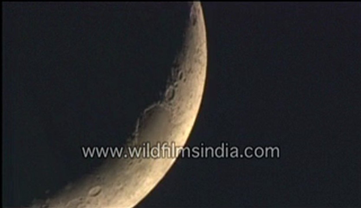 Moon up close, with craters!