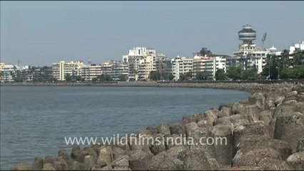 Mumbai's Marine Drive reclamation area