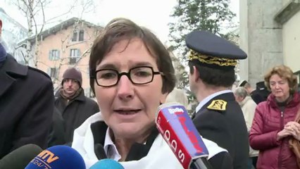 Obsèques de l'alpiniste Maurice Herzog à Chamonix