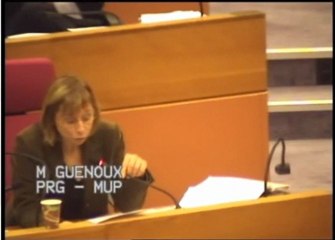 Budget 2013 - Développement Economique - Intervention de Muriel Guenoux (PRG - MUP)