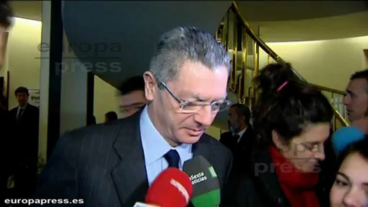 Gallardón: "Confío en que las CCAA cumplan la ley"