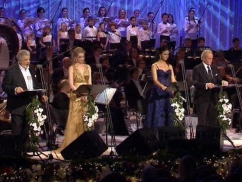 Celebrity tenors give charity concert in Moscow