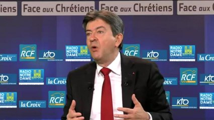 Face aux chrétiens Jean-Luc Mélenchon La fin de vie, rapport Sicard : « Il faut à la fois les soins palliatifs et le suicide assisté ».