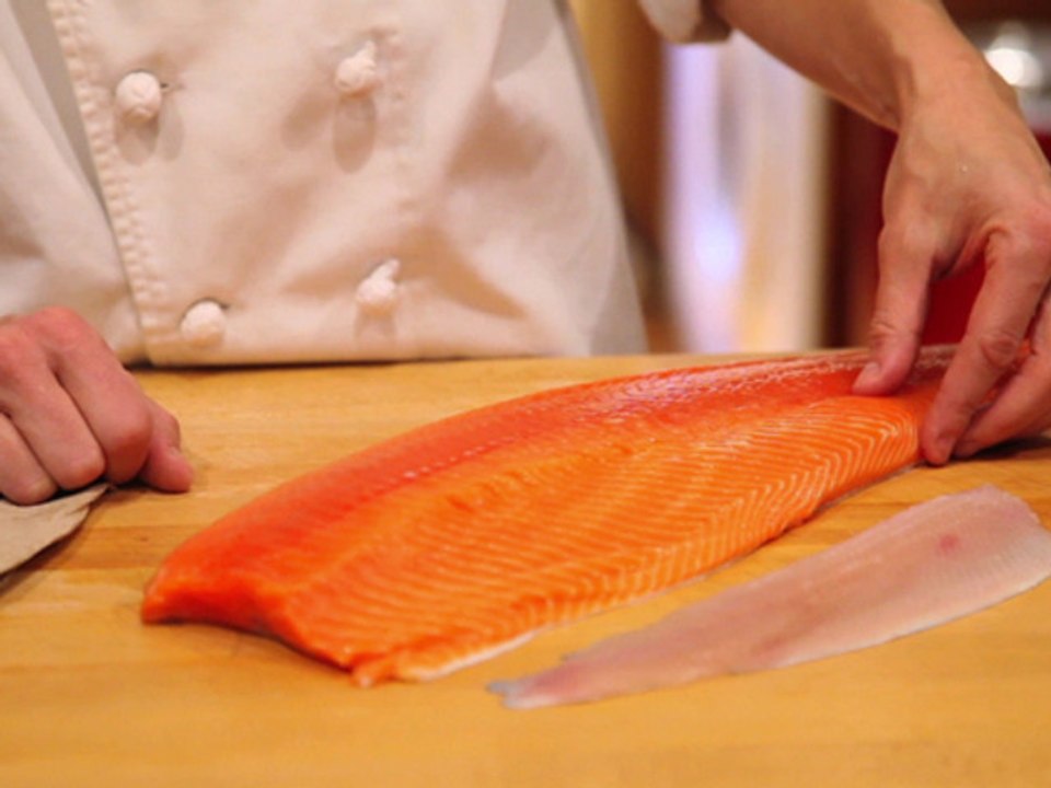 How to remove pin bones from fish