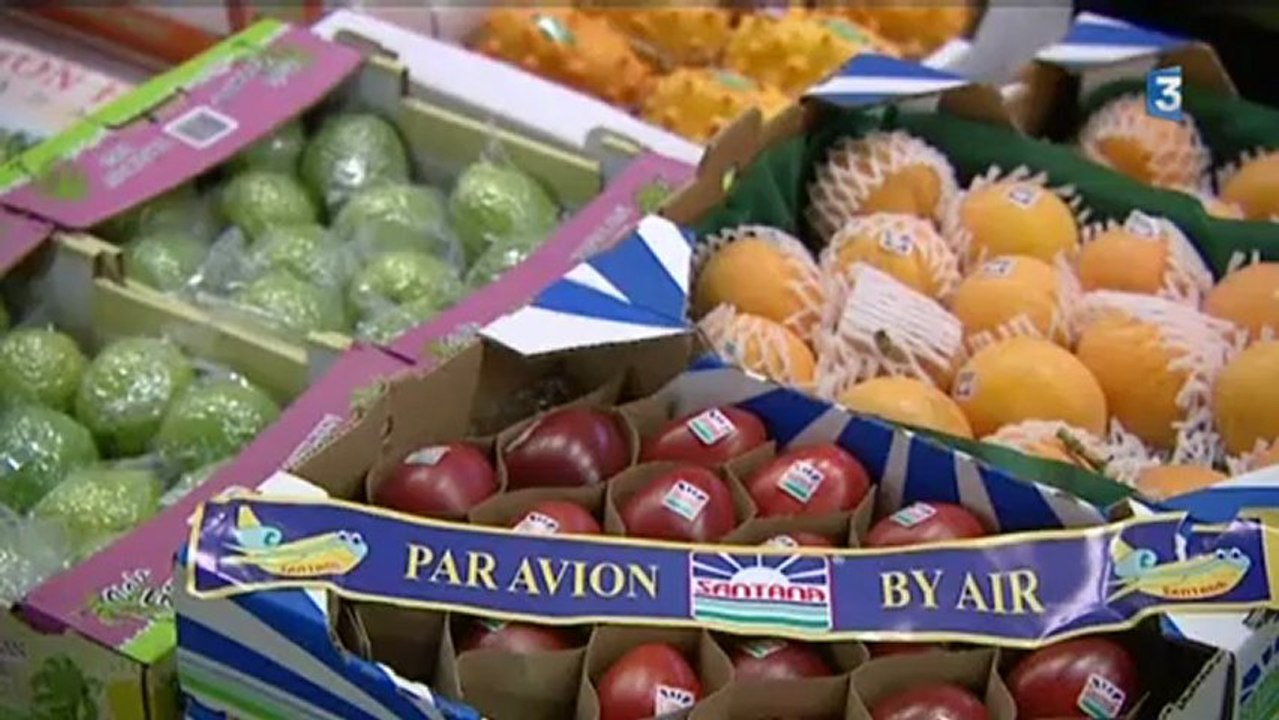 Au marché d'intérêt national à Rouen