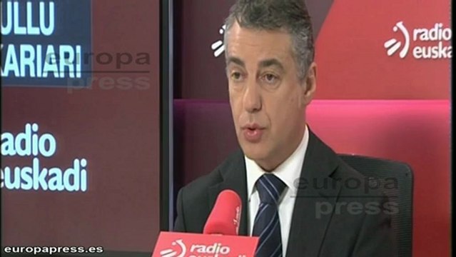 Urkullu hablará con Rajoy del futuro de Euskadi