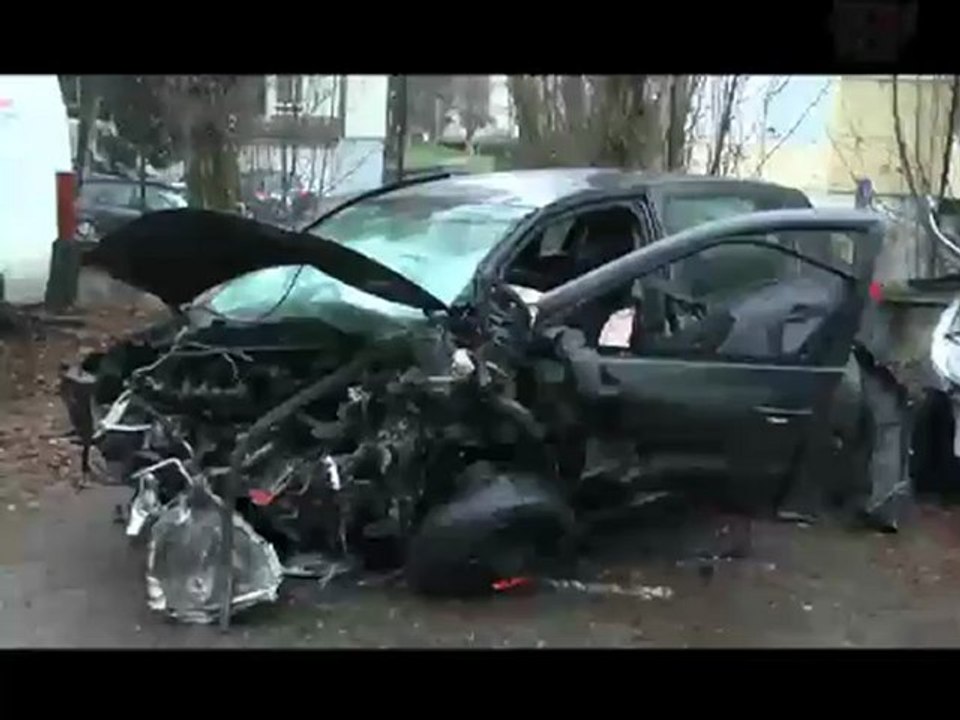 Accident de la rocade d'Annecy: les Epaves