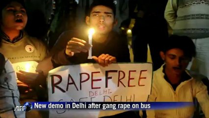 New demo in Delhi after gang rape on bus