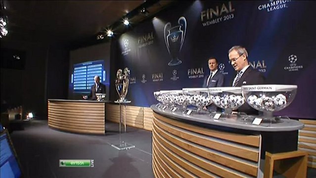 Лига Чемпионов 2012-13 / Жеребьевка 1/8 финала