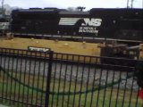 Norfolk Southern autorack northwest through Austell Ga