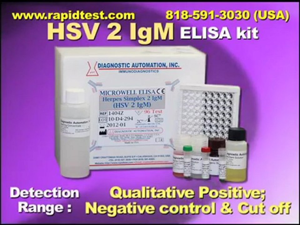 HSV 2 IgM kit