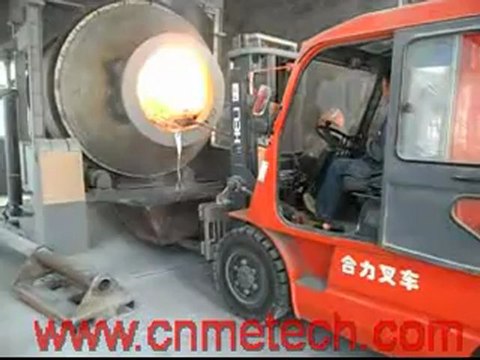 cold aluminum dross processing or mass hot aluminum dross processing system -tilting rotary furnace