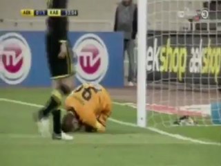 ΑΕΚ-Καβάλα 0-1 - Το γκολ του Ενσαλίβα