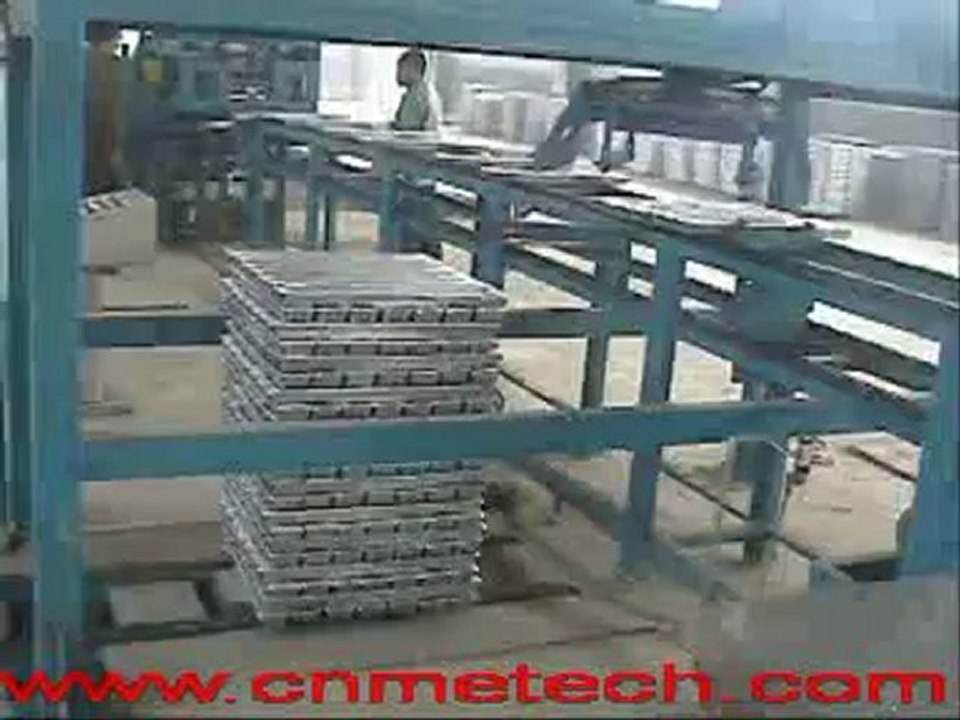 aluminum alloy ingot(ADC12) production line operation video