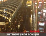 Metrobüs durakları iflas etti