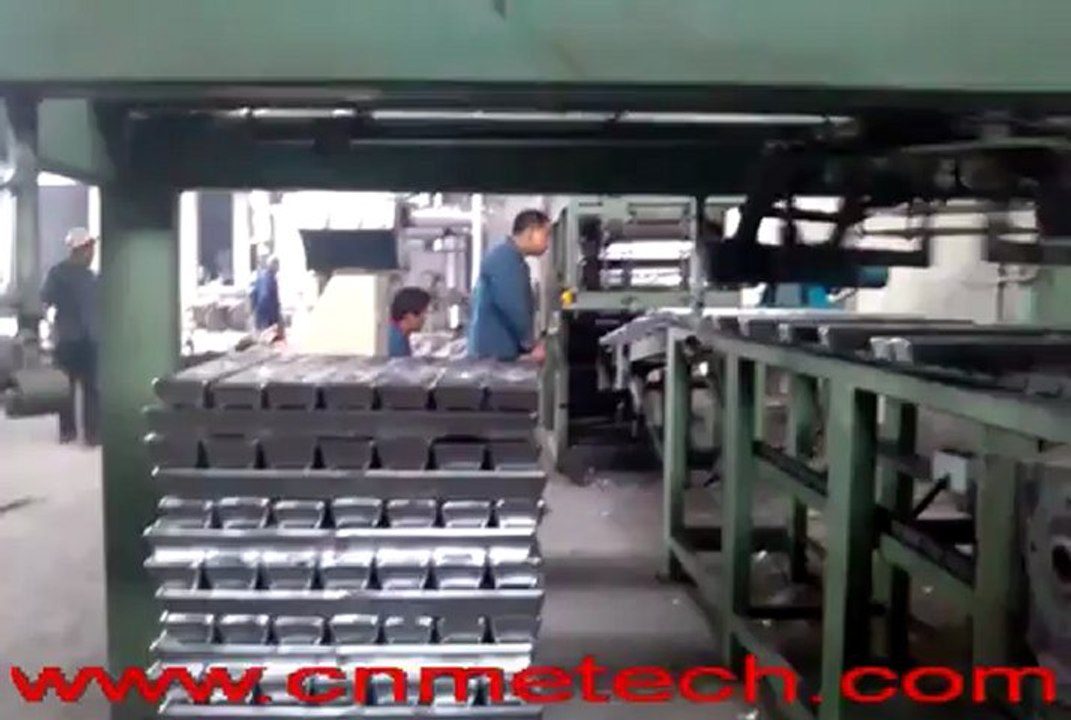 aluminum or alloy ingot(ingots) casting and stacking line
