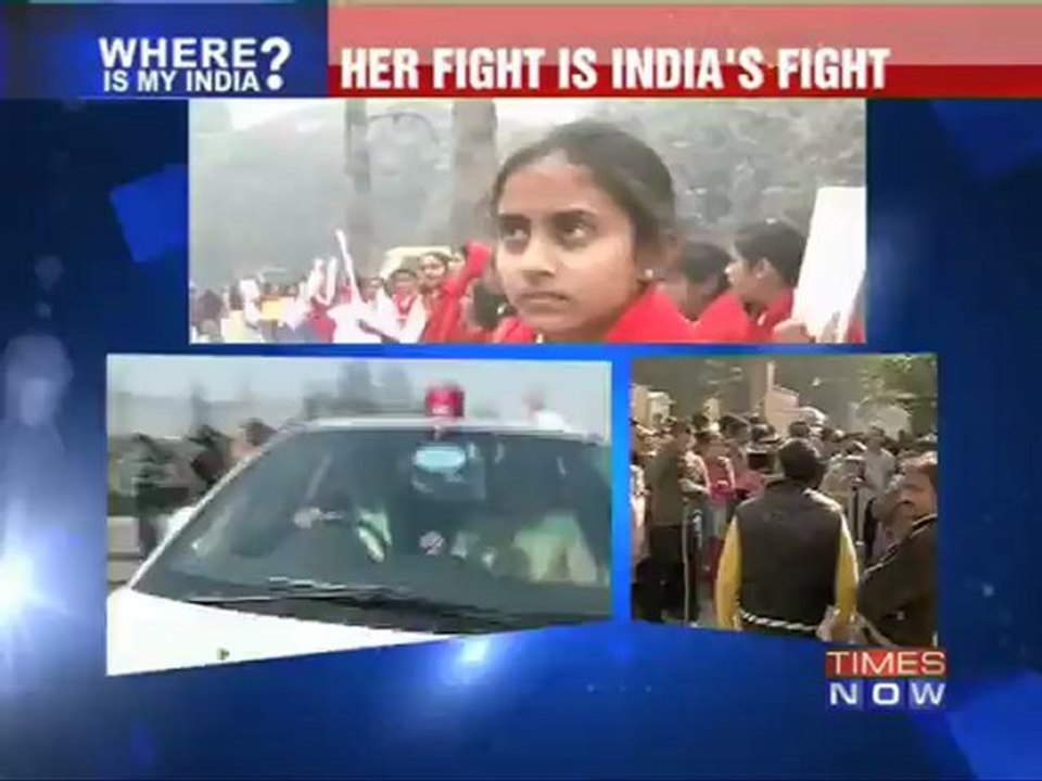 Protest outside Rashtrapati Bhavan