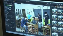 Jang Nara 学校2013　温かいポスタ～撮影現場　先生部分