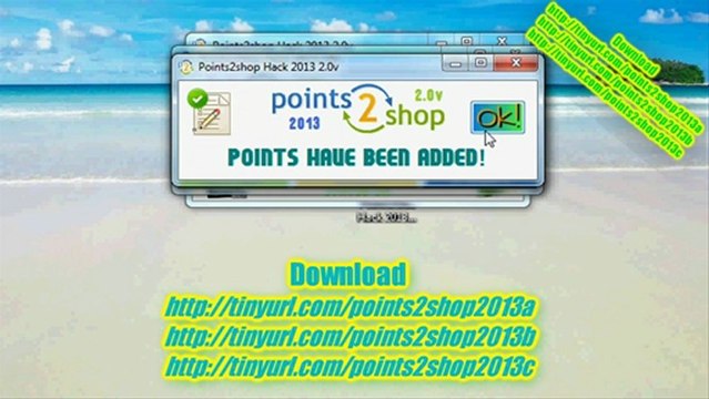 Points2shop Hack 2013 2.0v Recent Points Adder NEW