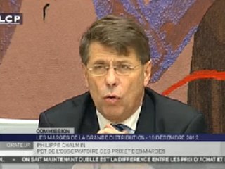 Travaux en commission : Table ronde sur le sujet : « Produits alimentaires et marges de la grande distribution » organisée par la commission des affaires économiques