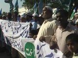 Jamaat e Islami Karachi stage protest to express the solidarity with the muslim of Burma 21-Dec-2012