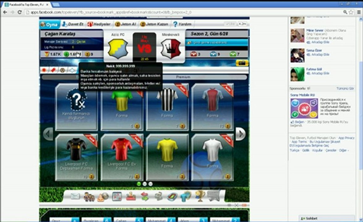 Top Eleven Para Hilesi