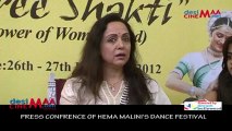 PRESS CONFRENCE OF HEMA MALINI'S DANCE FESTIVAL