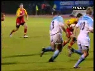 Bayonne-USAP Essai Bomati