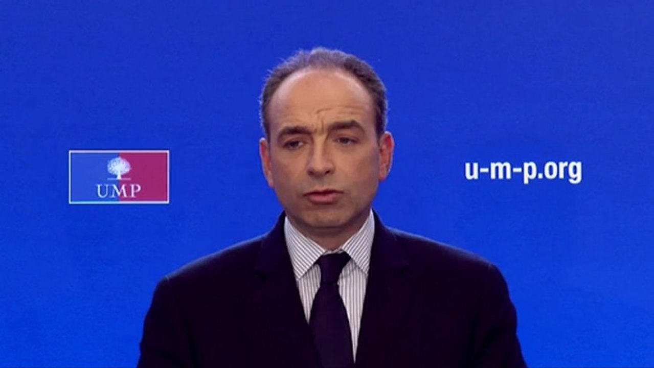 UMP - Réaction de JF Copé suite au rejet des comptes de campagne de Nicolas Sarkozy