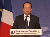 Allocution devant la communauté française à Alger