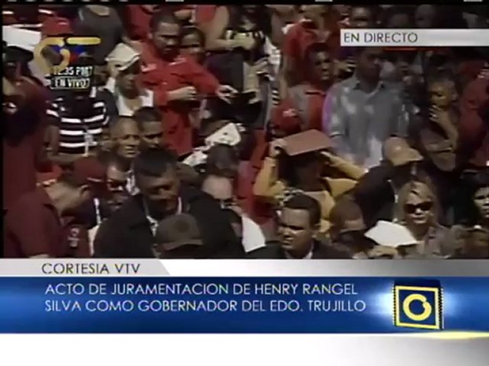 Henry Rangel Silva jura por el "comandante Chávez" velar por el bienestar de Bolívar