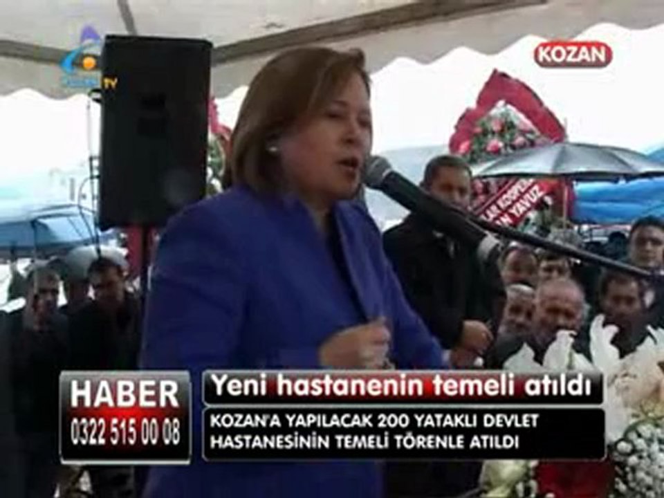 200 YATAKLI KOZAN DEVLET HASTANESİNİN TEMELİ ATILDI