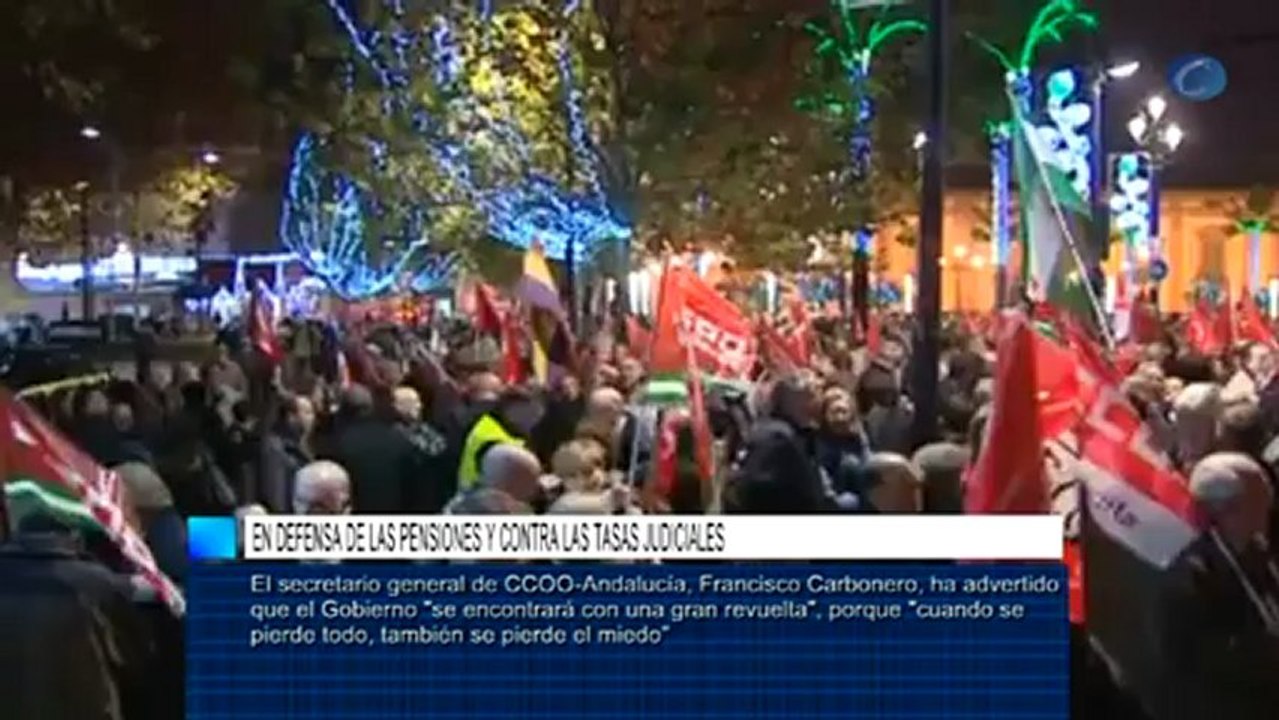 En defensa de las pensiones y contra las tasas judiciales