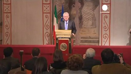 Italie : démission de Mario Monti
