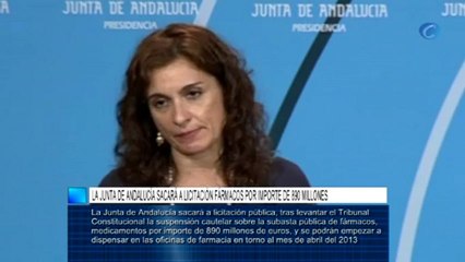 La Junta de Andalucía sacará a licitación fármacos por importe de 890 millones