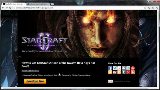 StarCraft 2 Heart of the Swarm Beta Keys Leaked - Free Download