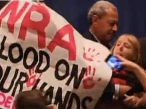 Gun lobbying group says more guns are the answer