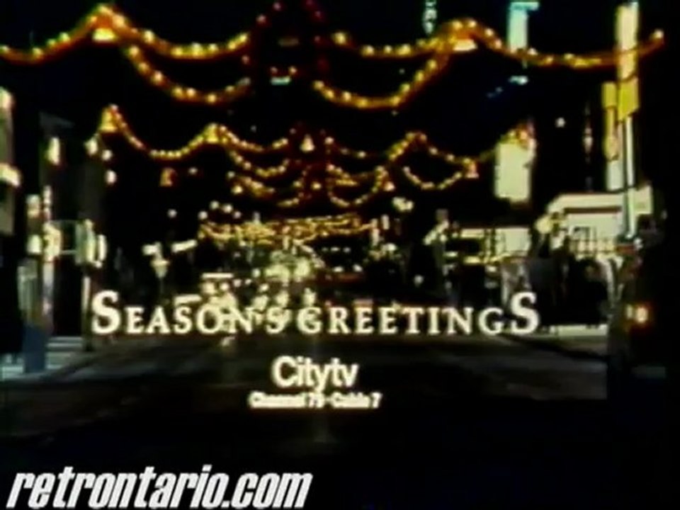 Citytv Channel 79 Seasons Greetings 1982