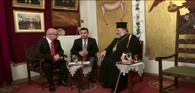BAŞKONSOLOS İLHAN ŞENER DAMASKİNOS’U ZİYARET ETTİ