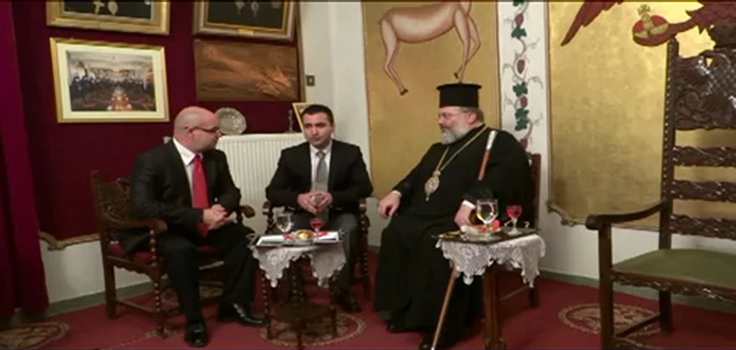 BAŞKONSOLOS İLHAN ŞENER DAMASKİNOS’U ZİYARET ETTİ