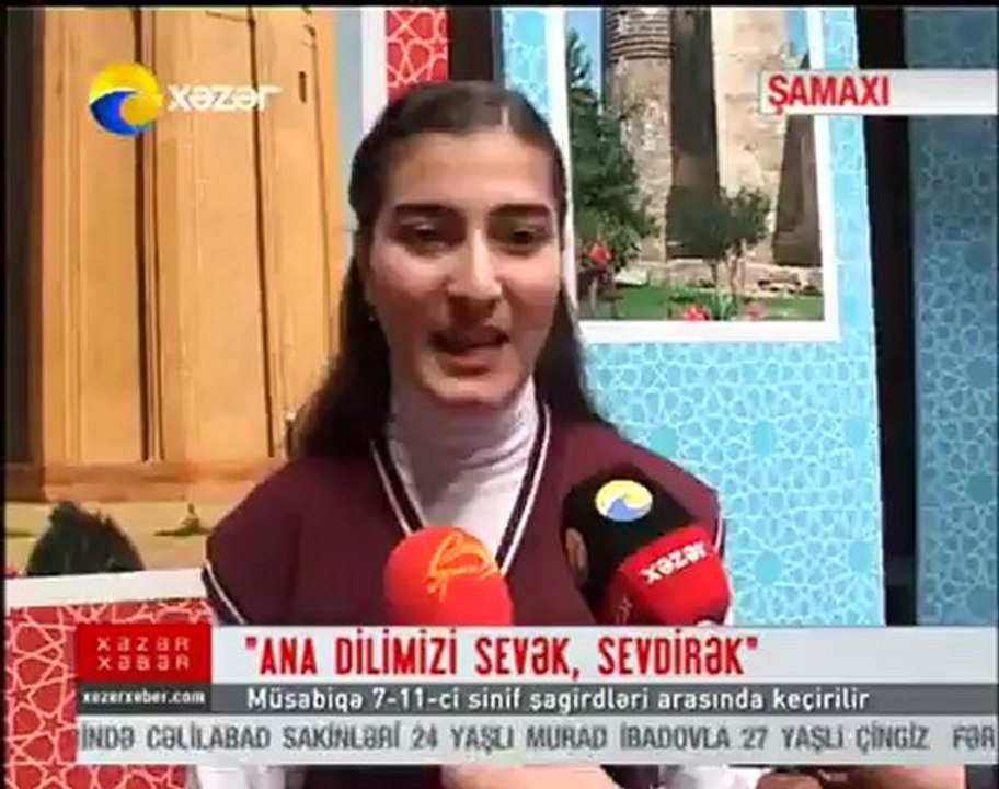 Şamaxıda Ana dili müsabiqəsi Xezer TV
